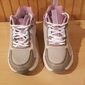 Avia Pink and Gray Memory Foam Sneakers
